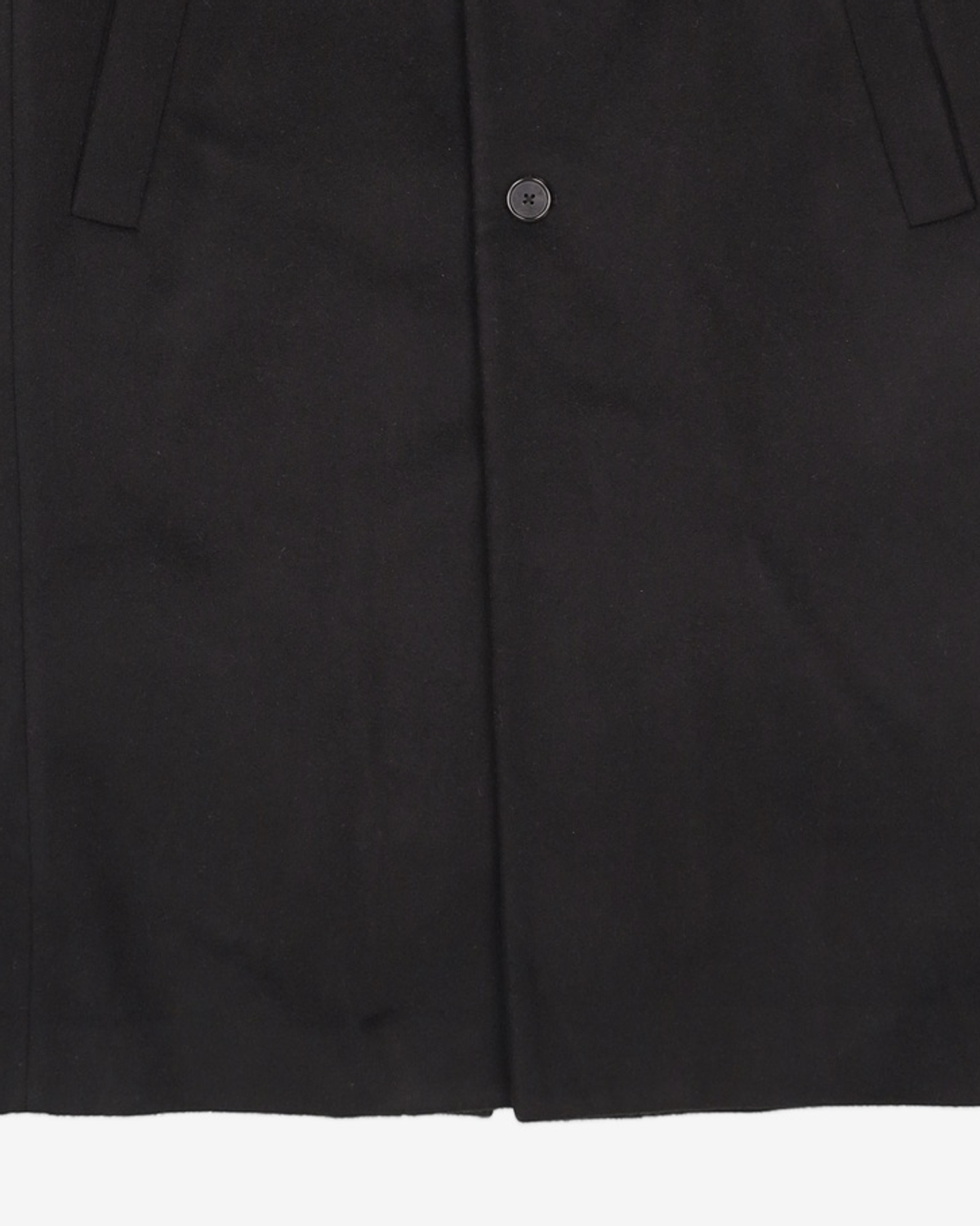더니트컴퍼니(THEKNITCOMPANY) 22FW 캐시미어 블렌드 싱글 체스터 코트 XL