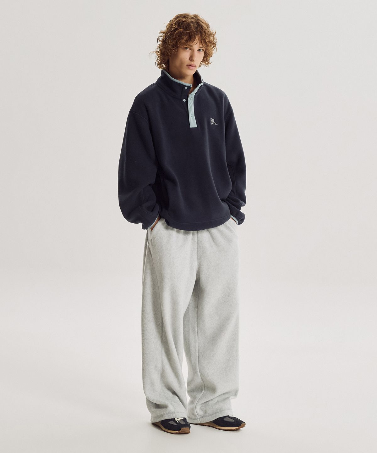 뉴발란스(NEW BALANCE) NBNCG41903 / UNI 플라잉 AEROHEAT 플리스 아노락 (4컬러)