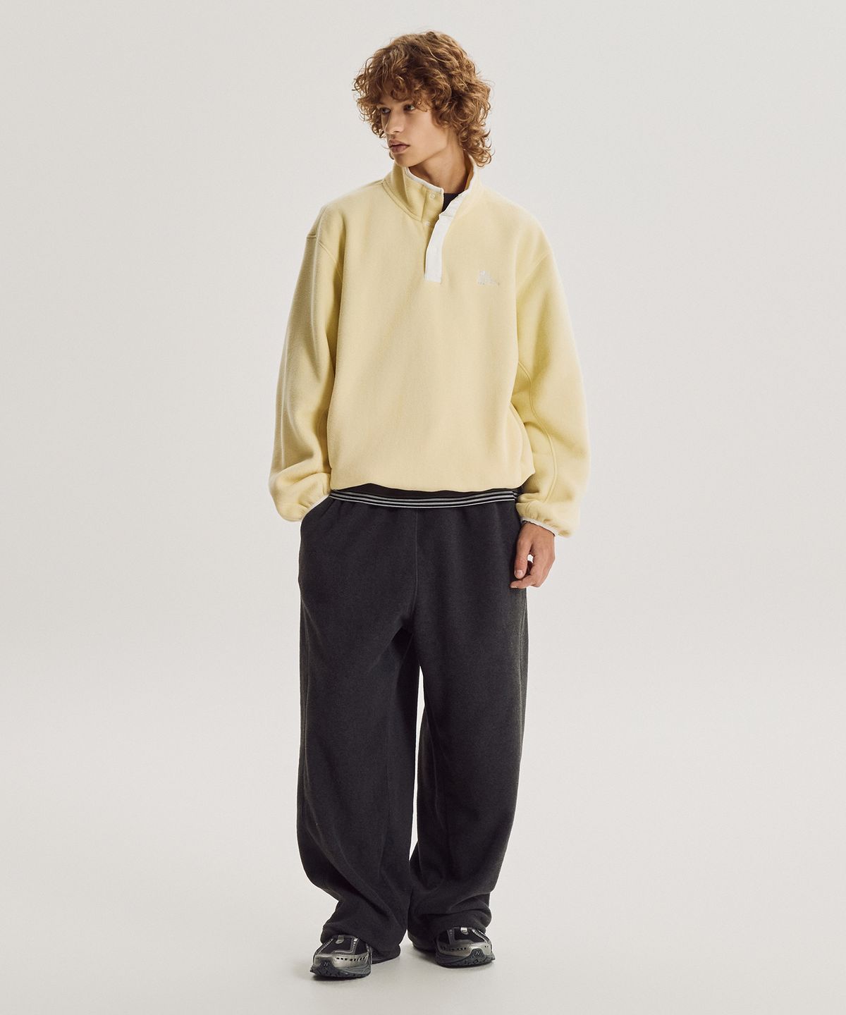 뉴발란스(NEW BALANCE) NBNCG41903 / UNI 플라잉 AEROHEAT 플리스 아노락 (4컬러)