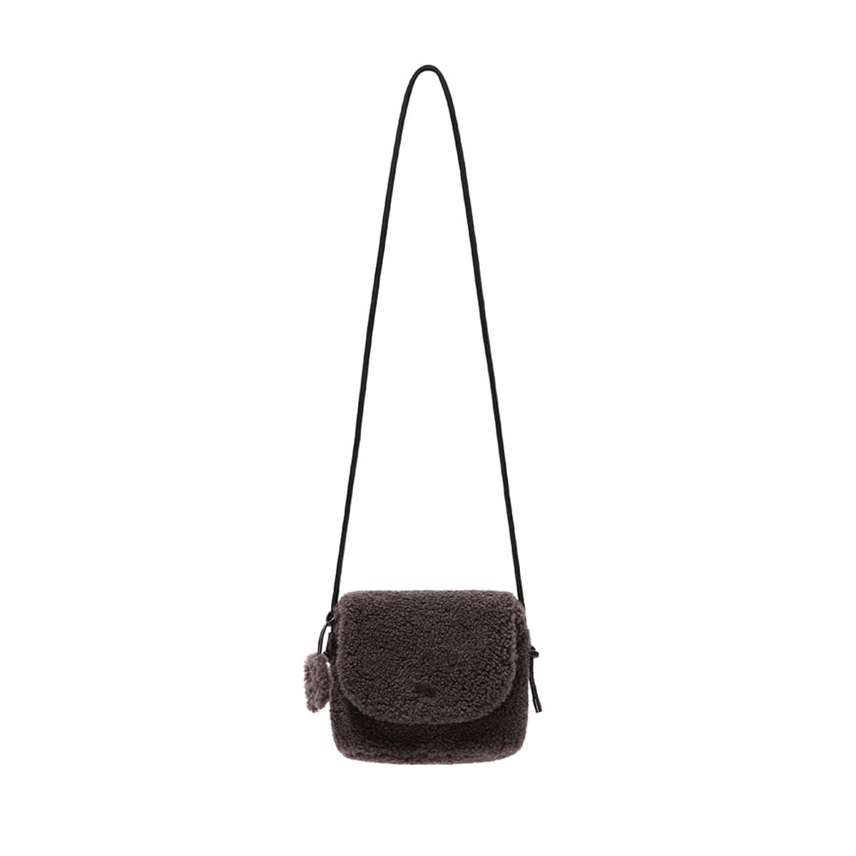 에버에이유(EVERAU) TEDDYCOZY CROSS BAG(Grey)