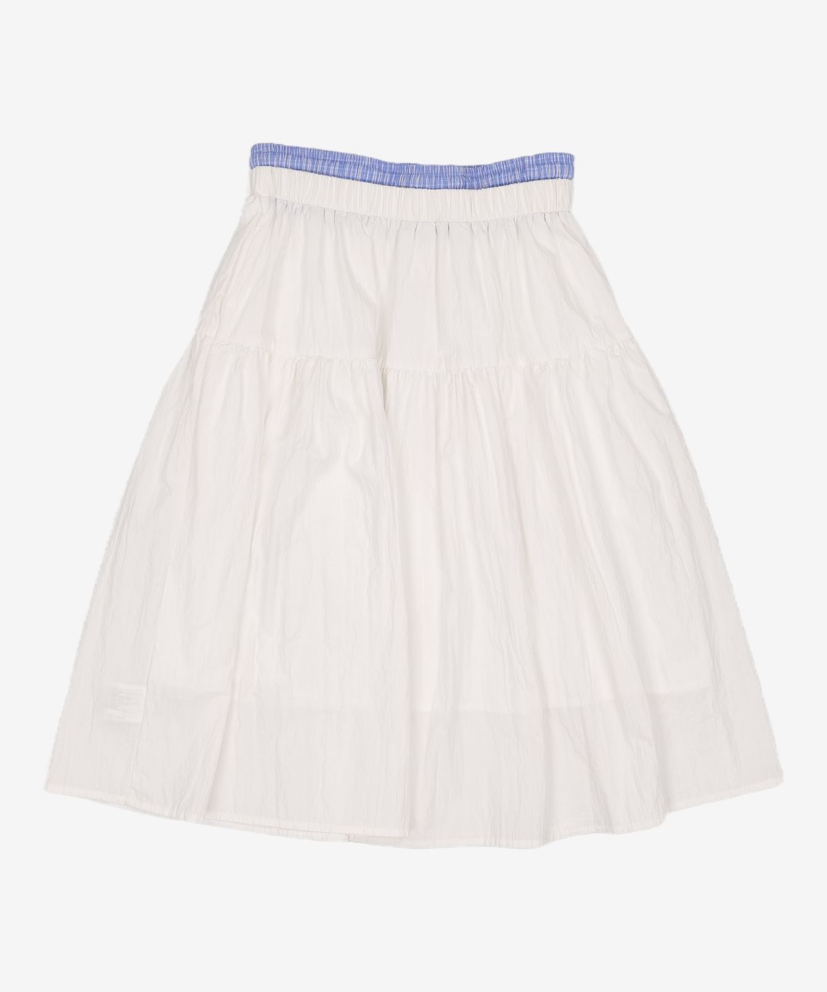 미쏘(MIXXO) 배색 밴딩 스커트 RE WHG52SS_MIWWHG53QG FREE