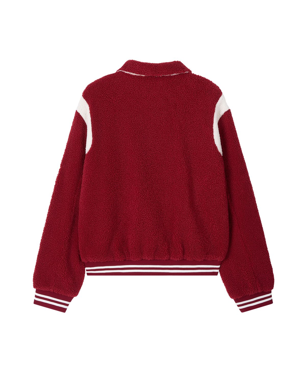 롤링스튜디오(ROLLINGSTUDIOS) FLEECE VARSITY JACKET RED