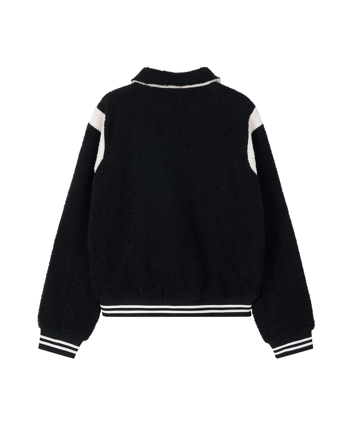 롤링스튜디오(ROLLINGSTUDIOS) FLEECE VARSITY JACKET BLACK