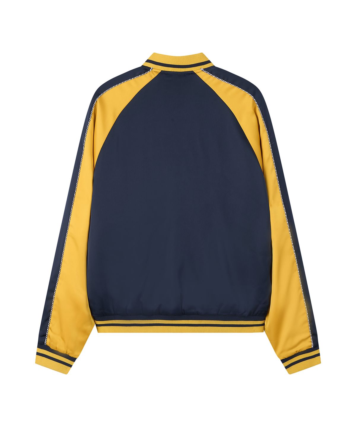 롤링스튜디오(ROLLINGSTUDIOS) SATIN SOUVENIR JACKET YELLOW/NAVY