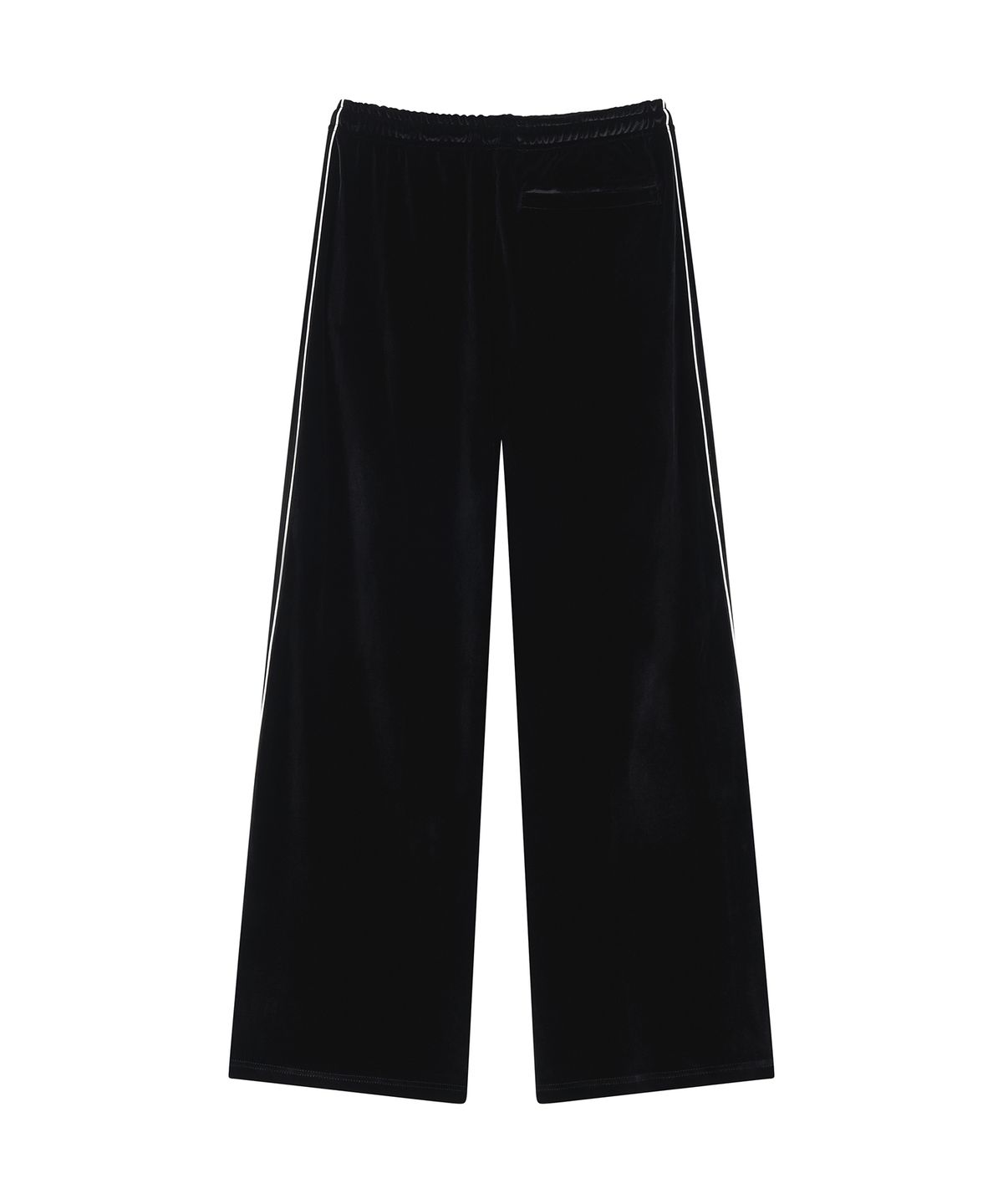 롤링스튜디오(ROLLINGSTUDIOS) VELOUR FLARE TRACK PANTS BLACK