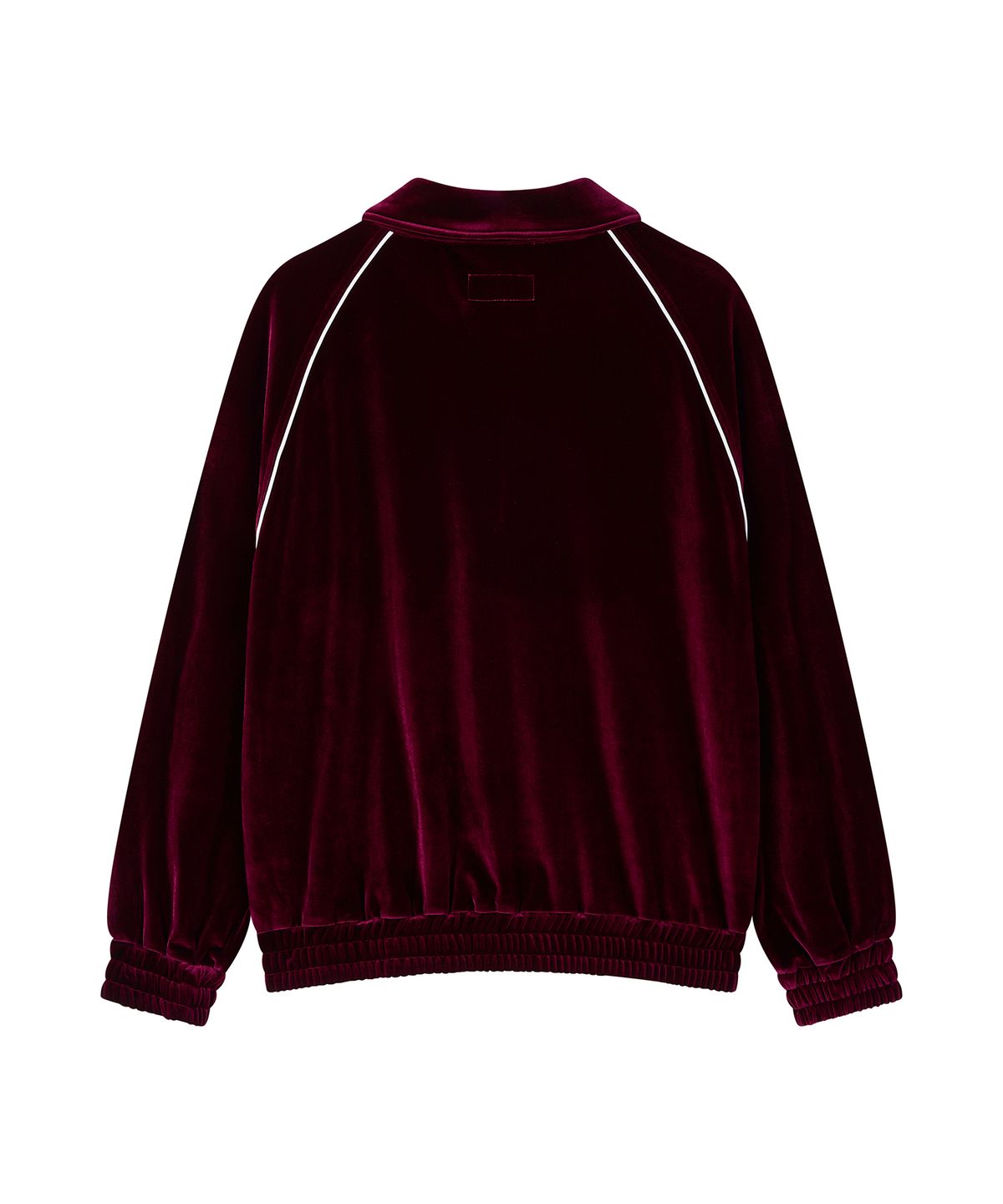 롤링스튜디오(ROLLINGSTUDIOS) VELOUR HALF ZIP BURGUNDY