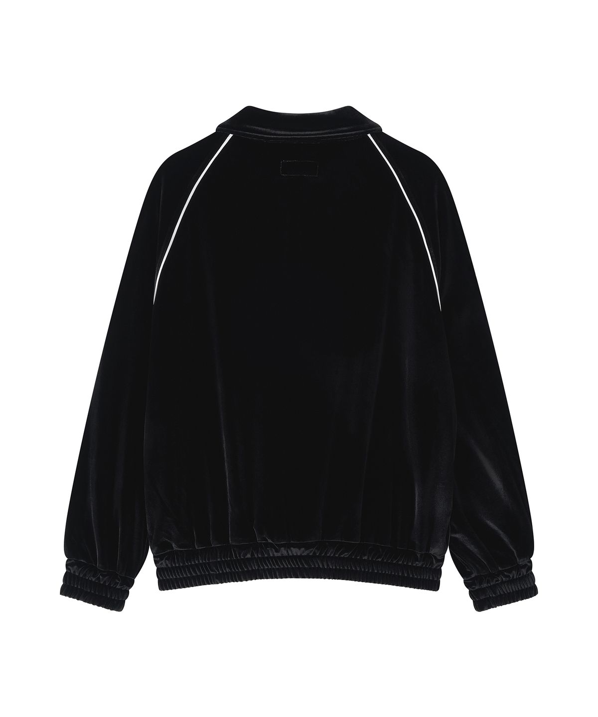 롤링스튜디오(ROLLINGSTUDIOS) VELOUR HALF ZIP BLACK
