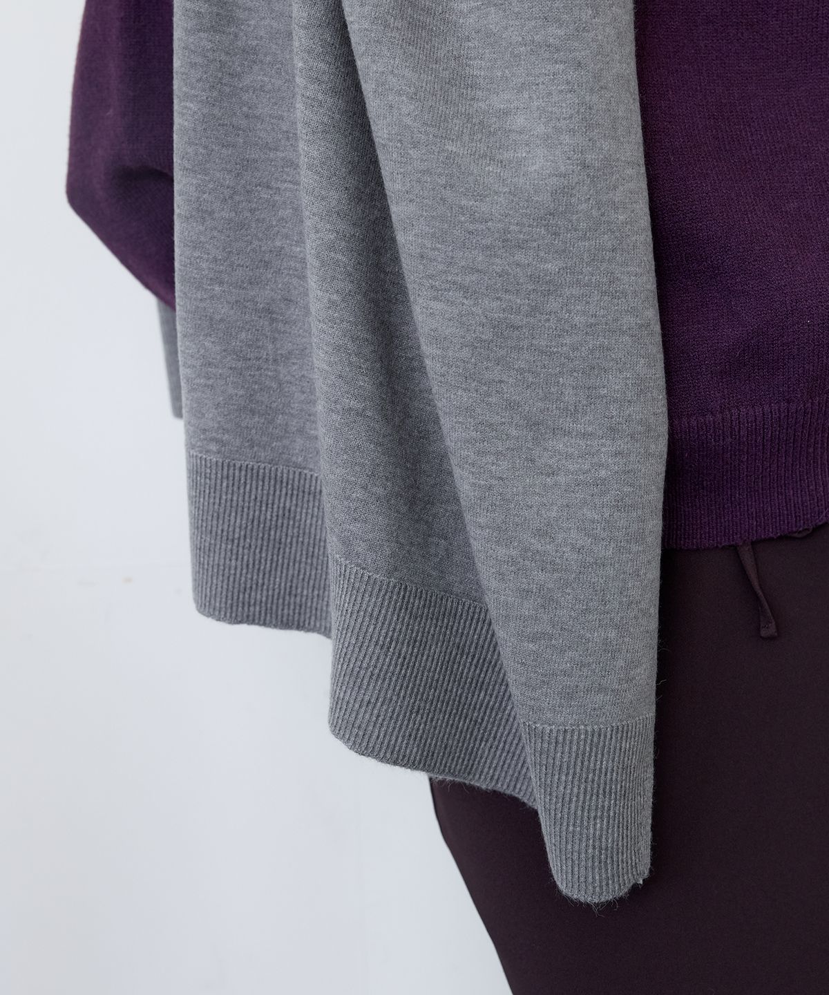 어몽(AMONG) A SOFT KINT MUFFLER_GREY