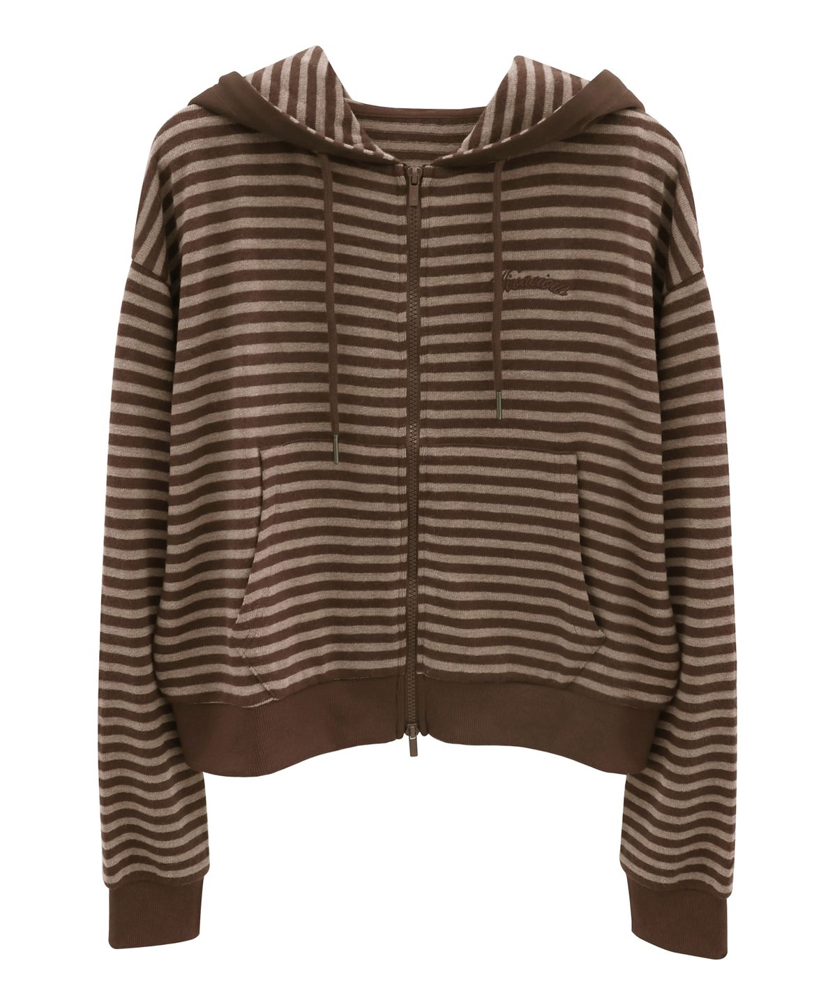 비바셔스(VIVACIOUS) Jours Stripe Hoody Zip-up_3COL