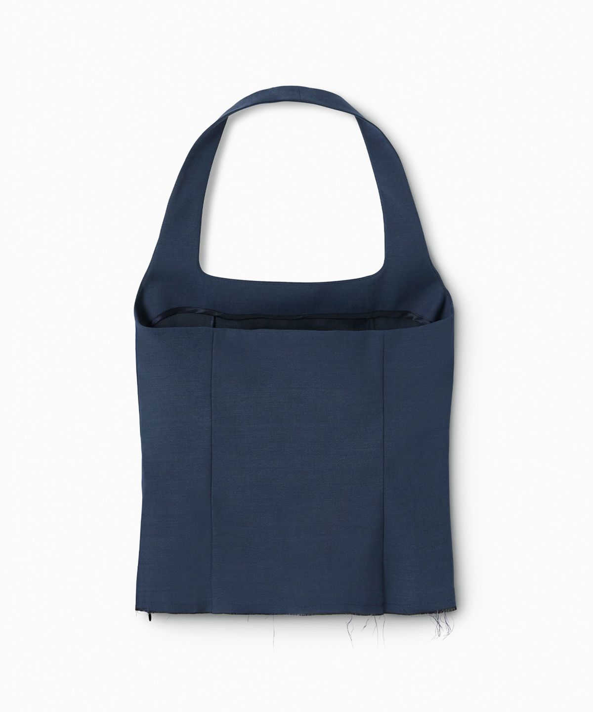 에스이오(s/e/o) WOOL HALTER TOP NAVY