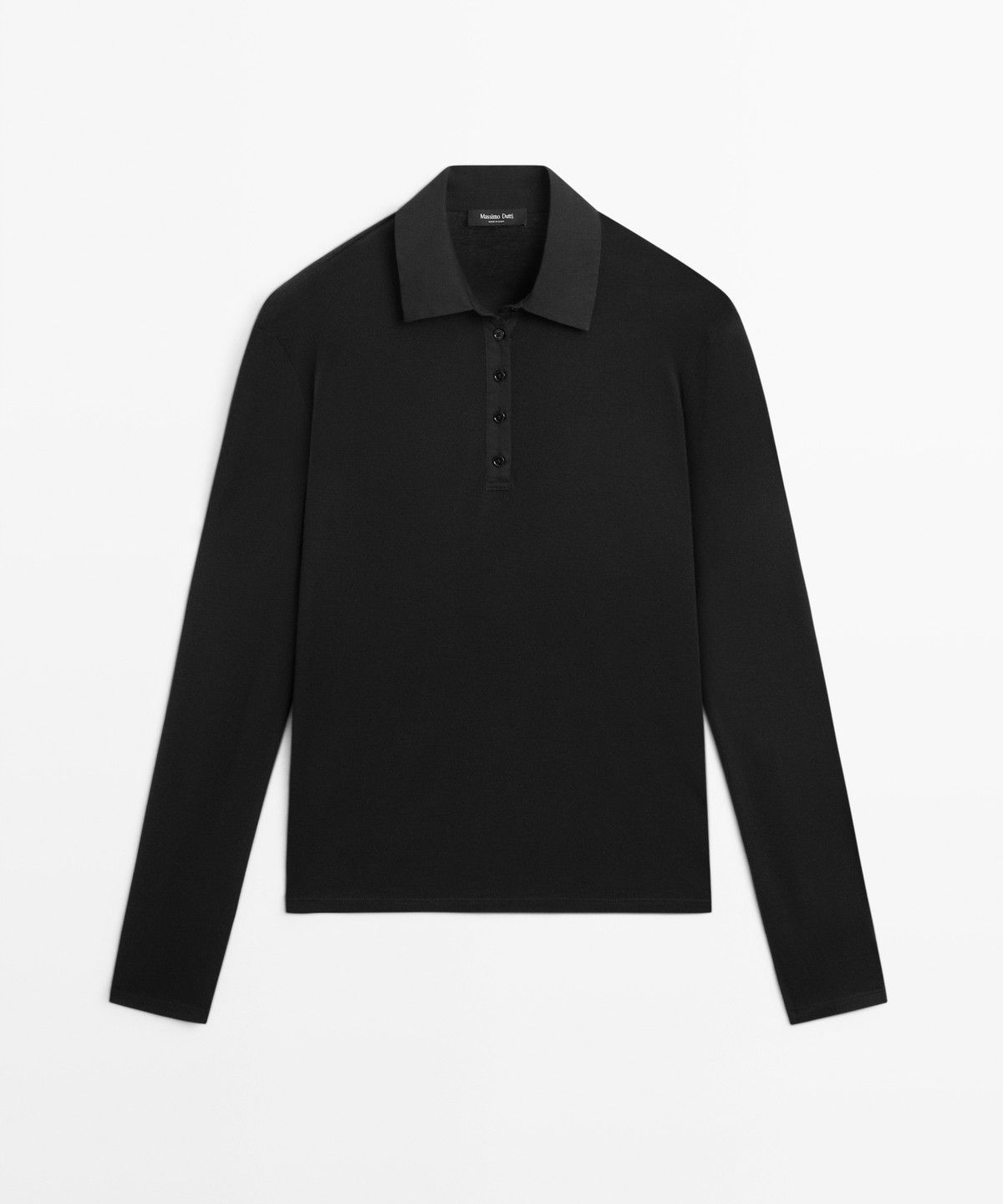 마시모두띠(MASSIMO DUTTI) 울 긴소매 폴로셔츠
