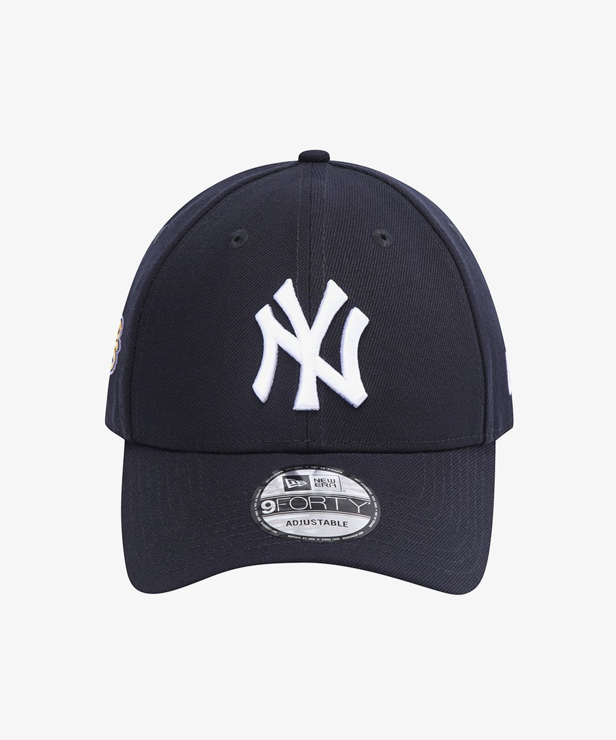 뉴에라(NEW ERA) MLB 뉴욕 양키스 월드 시리즈 패치 볼캡 네이비/퍼플 15411768