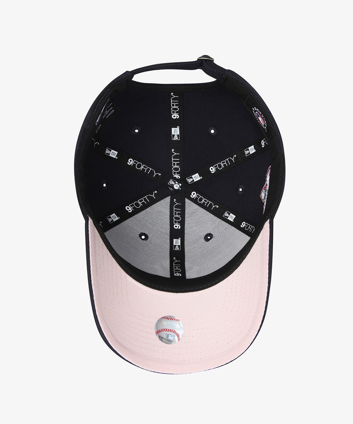 뉴에라(NEW ERA) MLB 뉴욕 양키스 월드 시리즈 패치 볼캡 네이비/블로썸 15411771