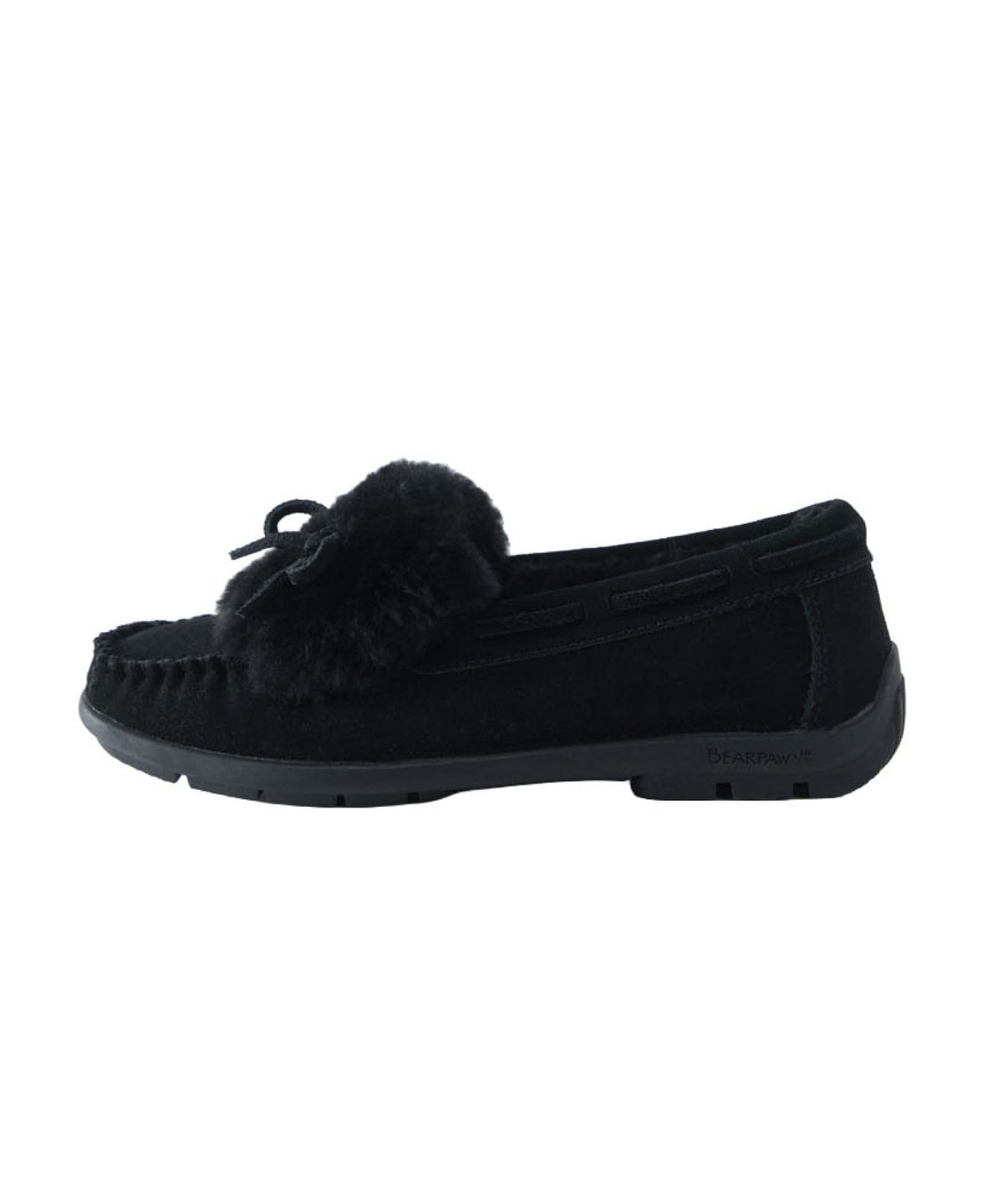 베어파우(BEARPAW) ESTELLE 양털모카신 블랙 (3990001SD-W)