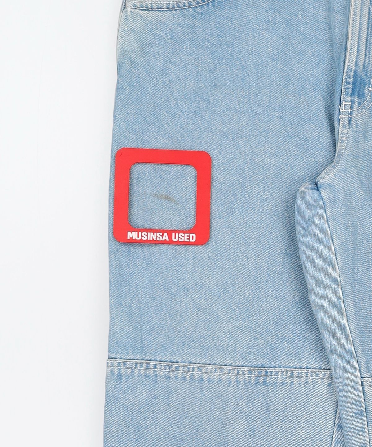 디키즈(DICKIES) 더블니 85283 루즈핏 데님팬츠 Light Denim W34/L32