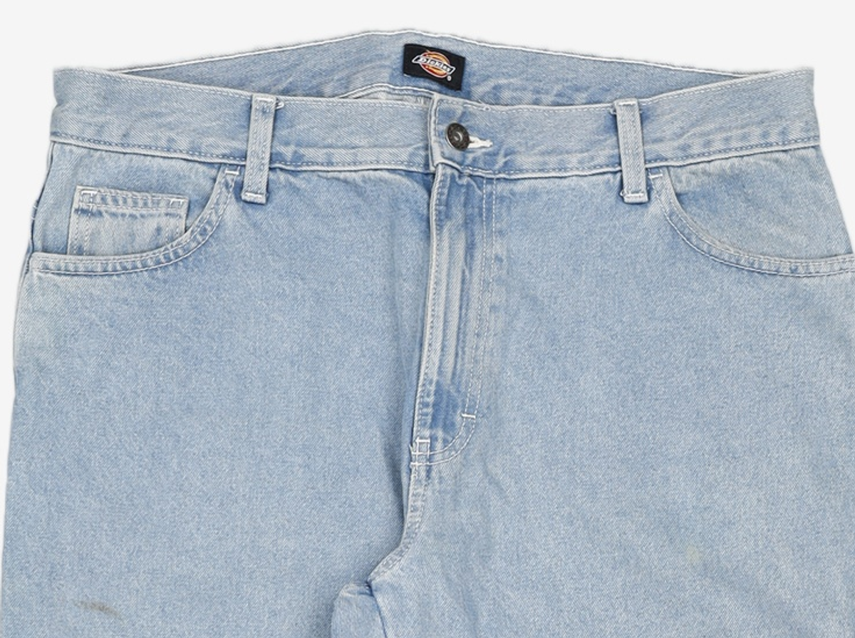 디키즈(DICKIES) 더블니 85283 루즈핏 데님팬츠 Light Denim W34/L32