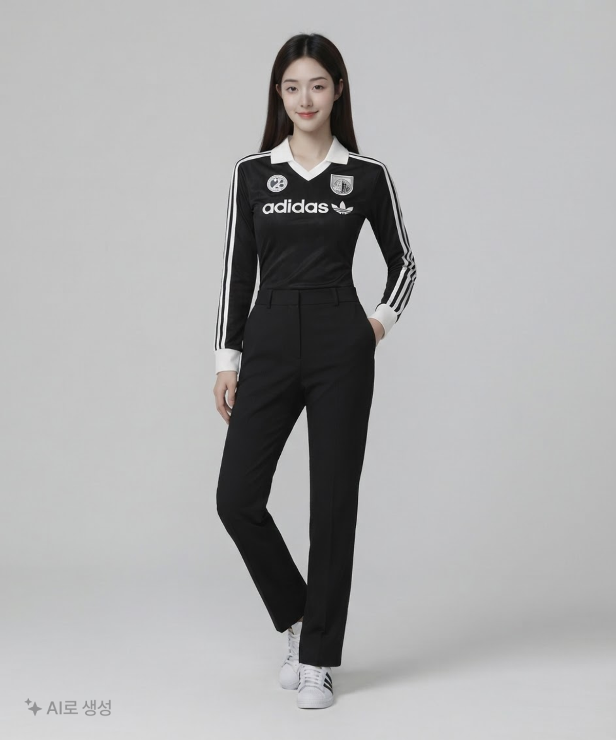 아디다스(ADIDAS) Soccer 티셔츠 - 블랙 / IR9769 2XS-S