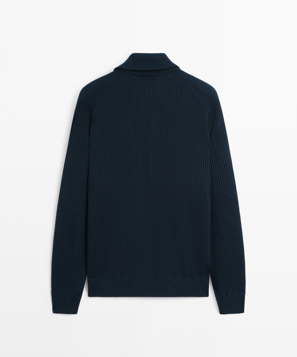 마시모두띠(MASSIMO DUTTI) 100% 코튼 골지 니트 가디건