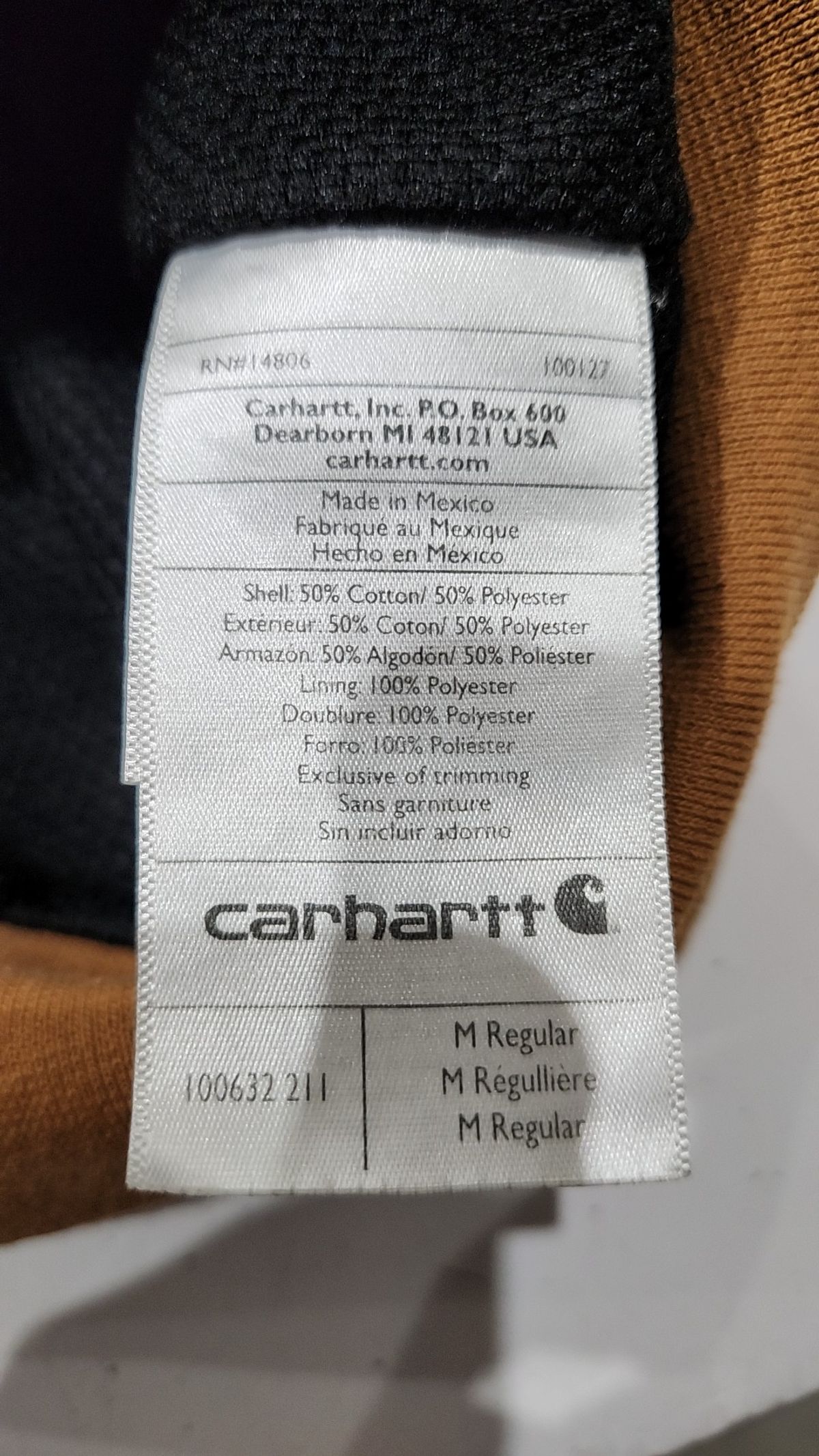 칼하트(CARHARTT) [100632] 러틀랜드 써멀후드집업 (브라운) M