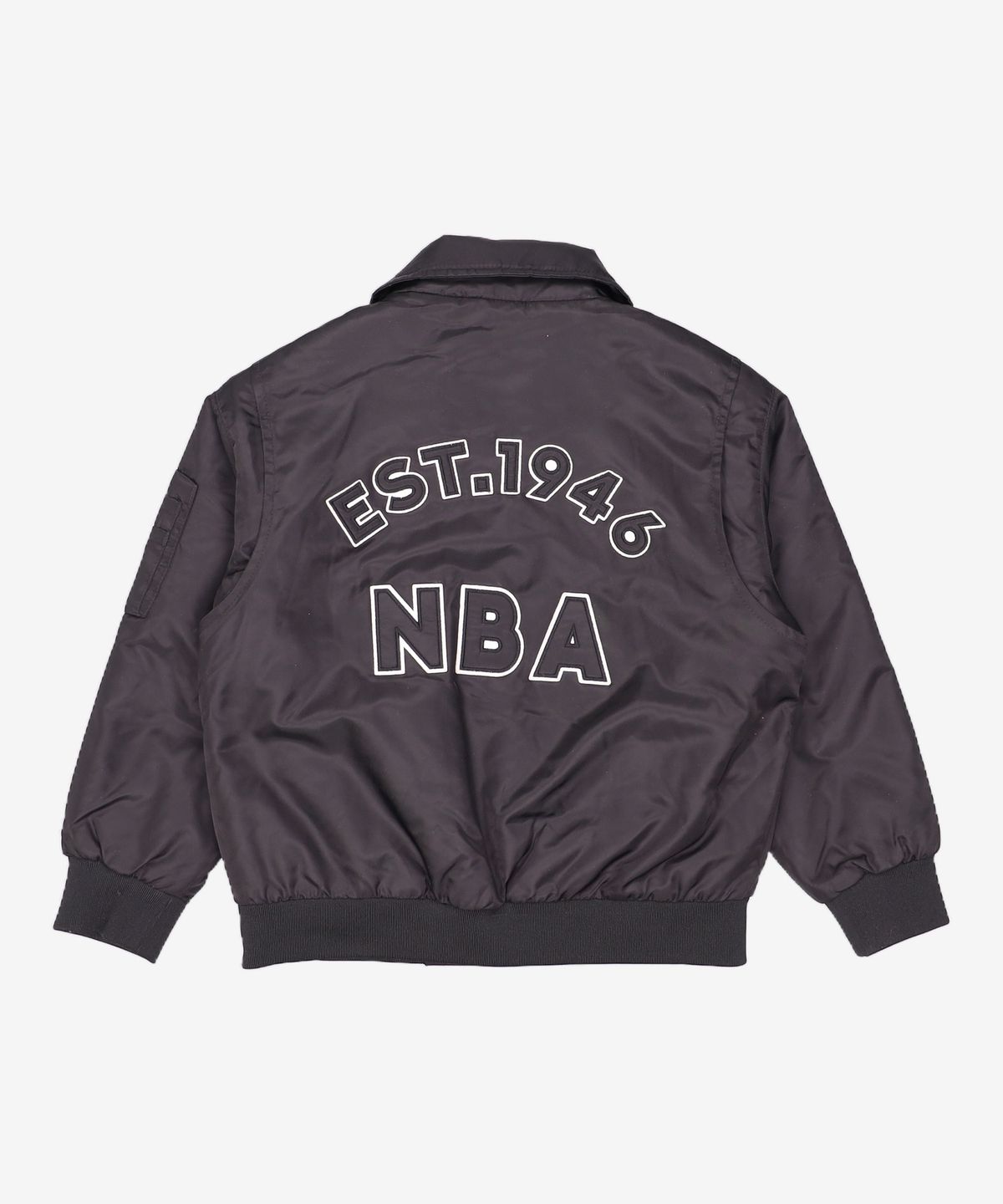 엔비에이 키즈(NBA KIDS) 약패딩 카라 MA1 점퍼(K233JP110P) 블랙 120