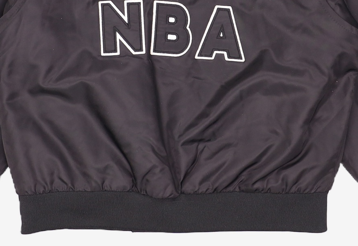 엔비에이 키즈(NBA KIDS) 약패딩 카라 MA1 점퍼(K233JP110P) 블랙 120