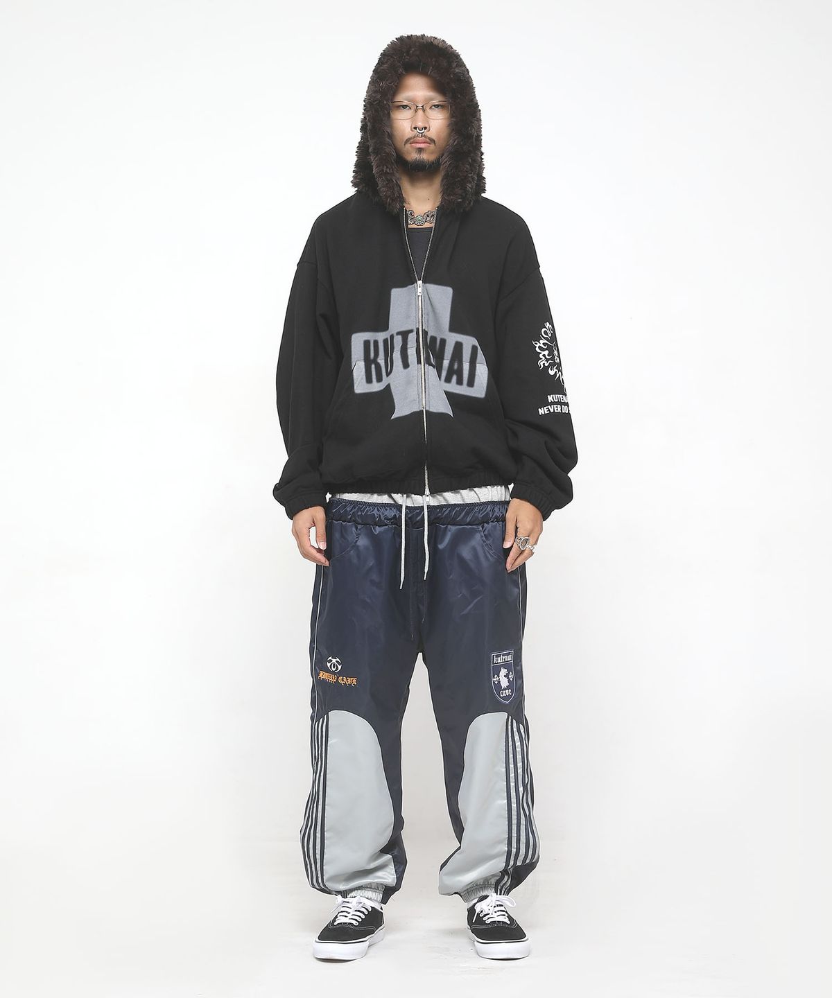 쿠테나이 케이브(KUTENAI CAVE) Nylon 3 layered Sagging pants
