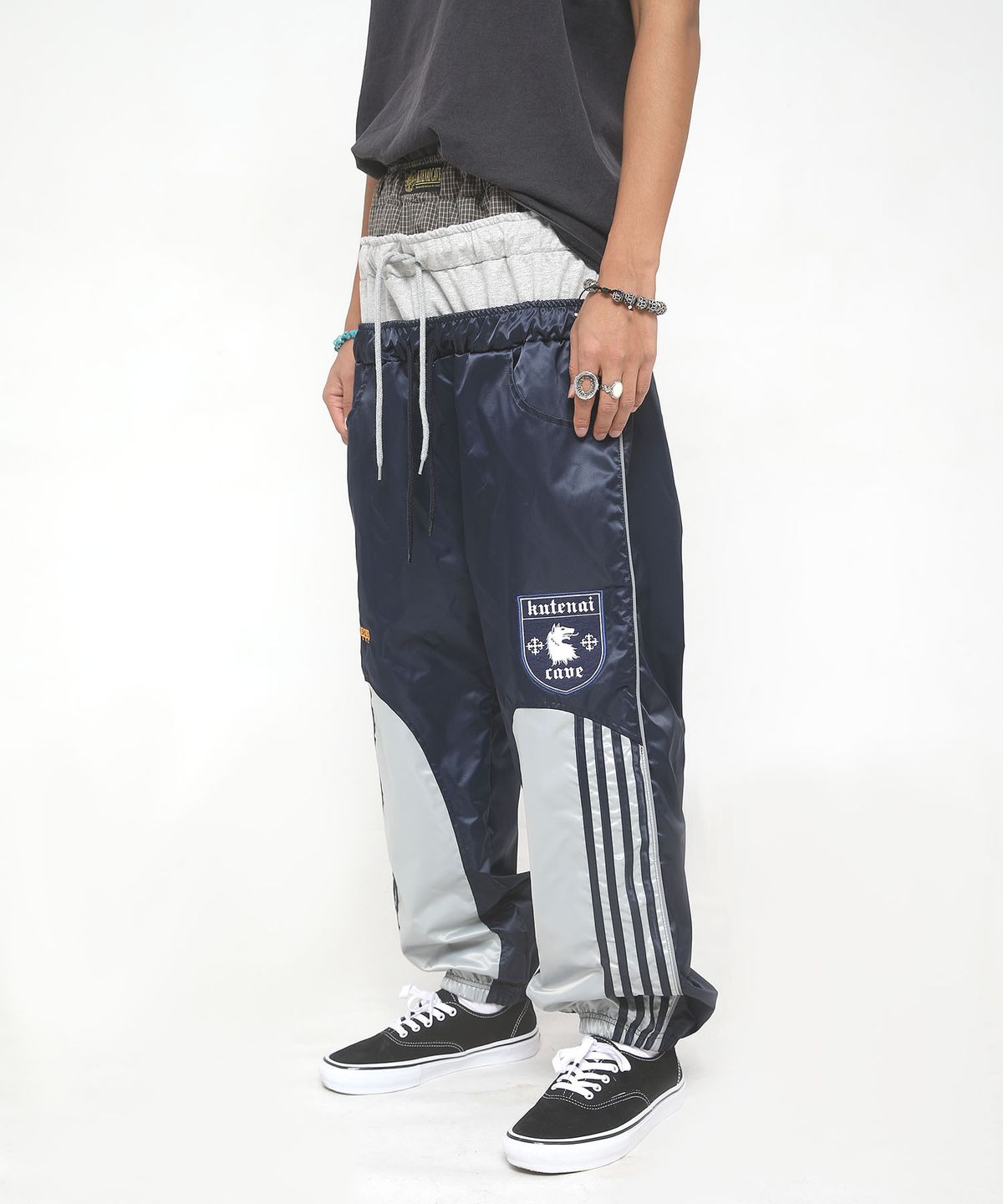 쿠테나이 케이브(KUTENAI CAVE) Nylon 3 layered Sagging pants