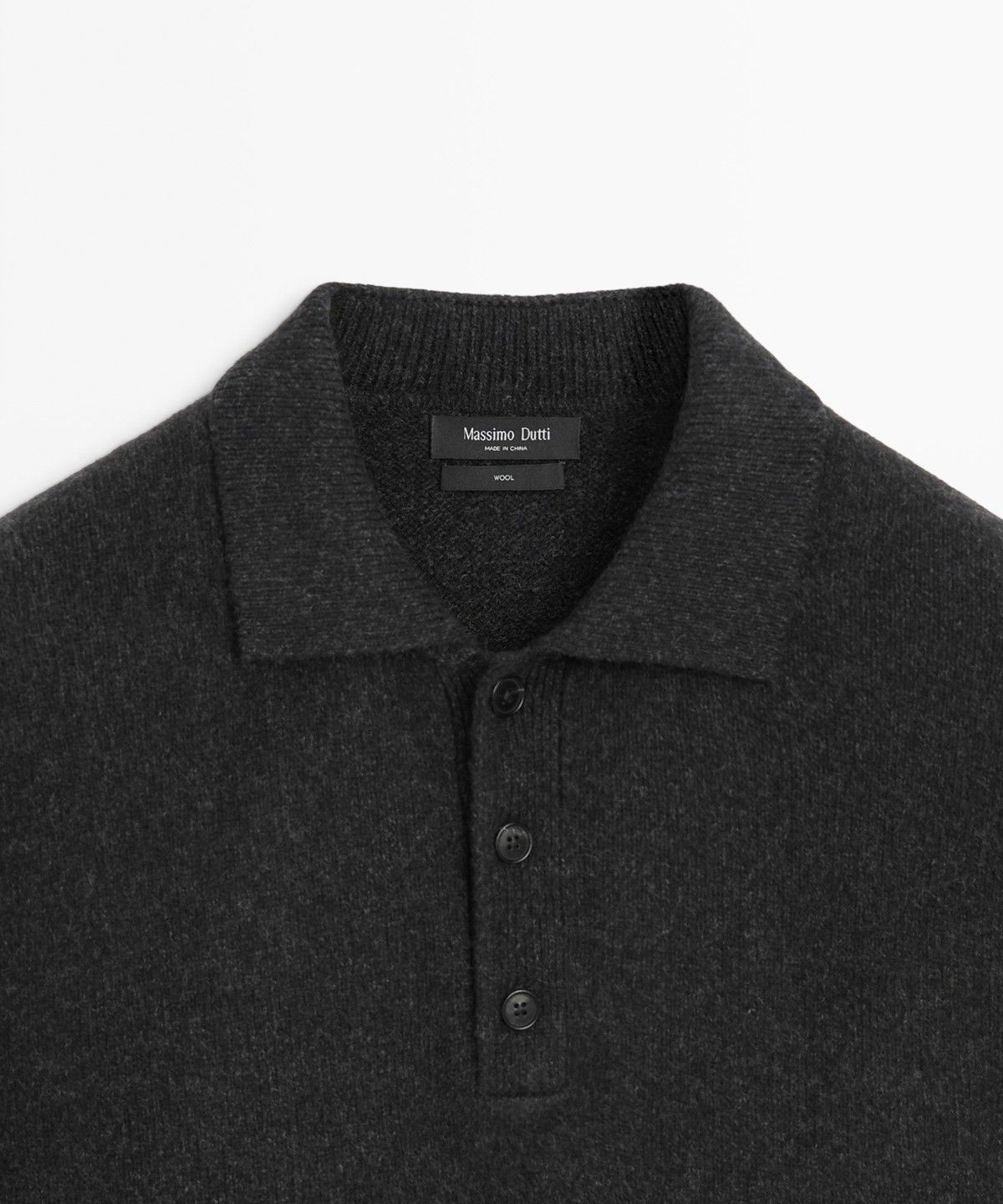 마시모두띠(MASSIMO DUTTI) 100% 울 니트 폴로넥