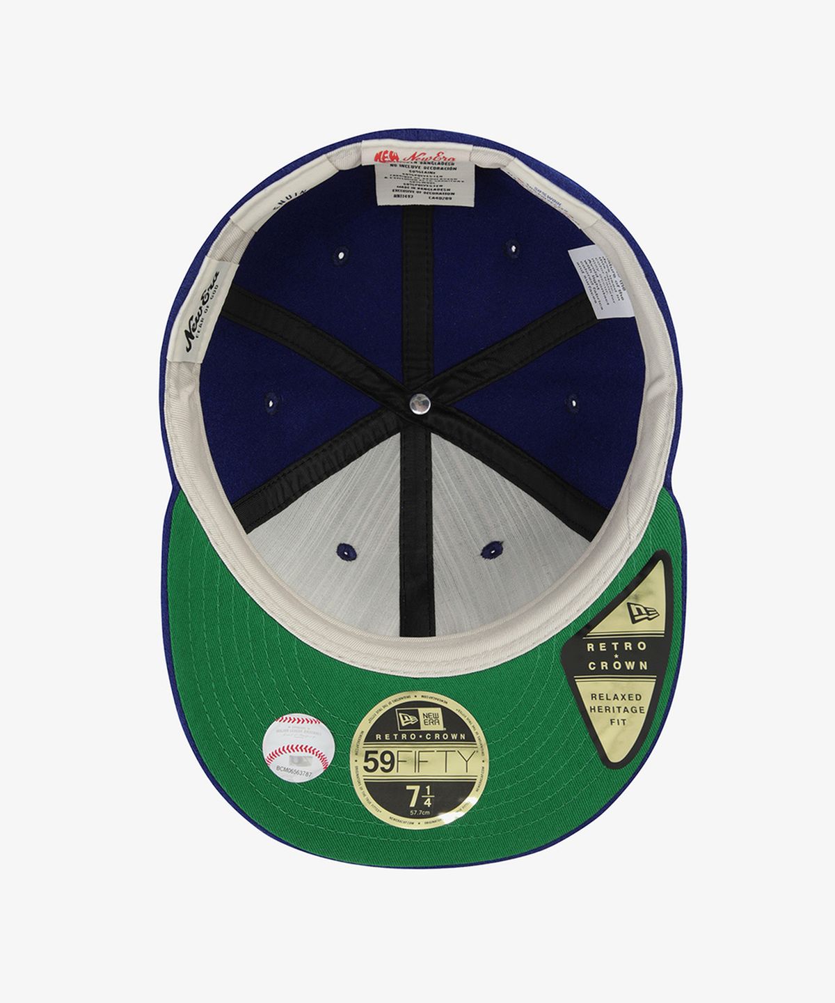뉴에라(NEW ERA) 피어 오브 갓 X MLB 26 LA 다저스 레트로 크라운 피티드캡 블루 60969153