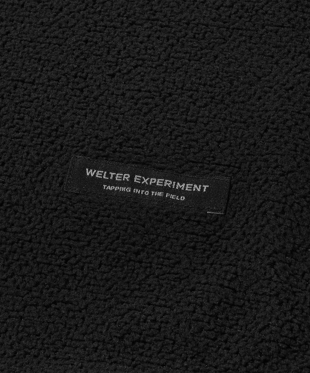 웰터 익스페리먼트(WELTER EXPERIMENT) 파이썬 플리스 풀오버 후디 블랙