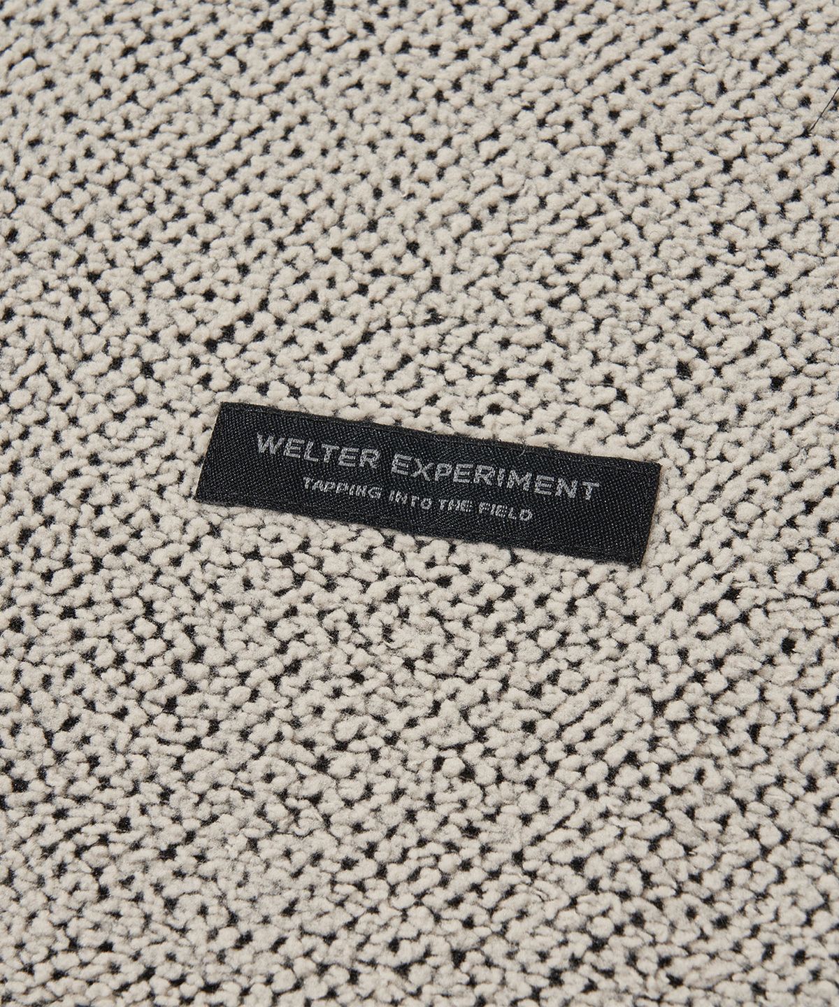웰터 익스페리먼트(WELTER EXPERIMENT) 파이썬 플리스 풀오버 후디 베이지