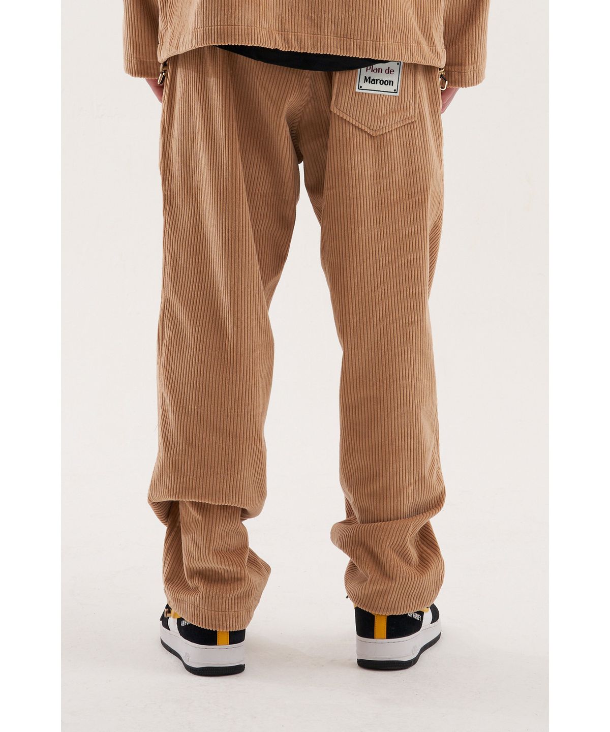 플랑 드 마룬(PLAN DE MAROON) CORDUROY PANTS_BEIGE