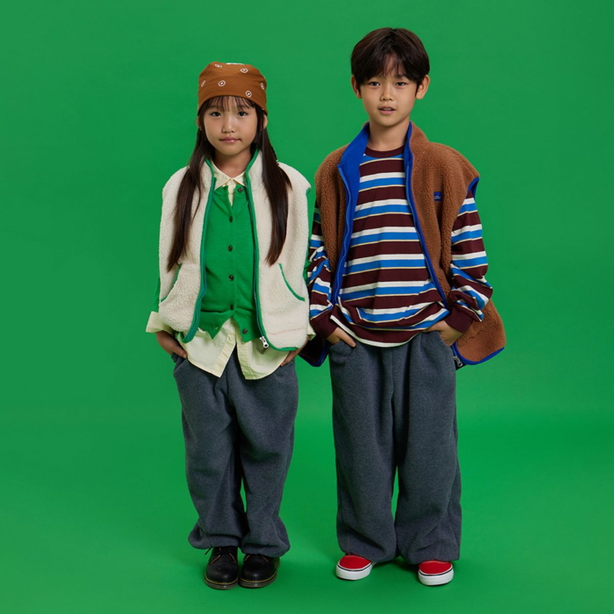 베네통키즈(BENETTONKIDS) [파밀리아] 플리스 베스트_QAVTG1661IV