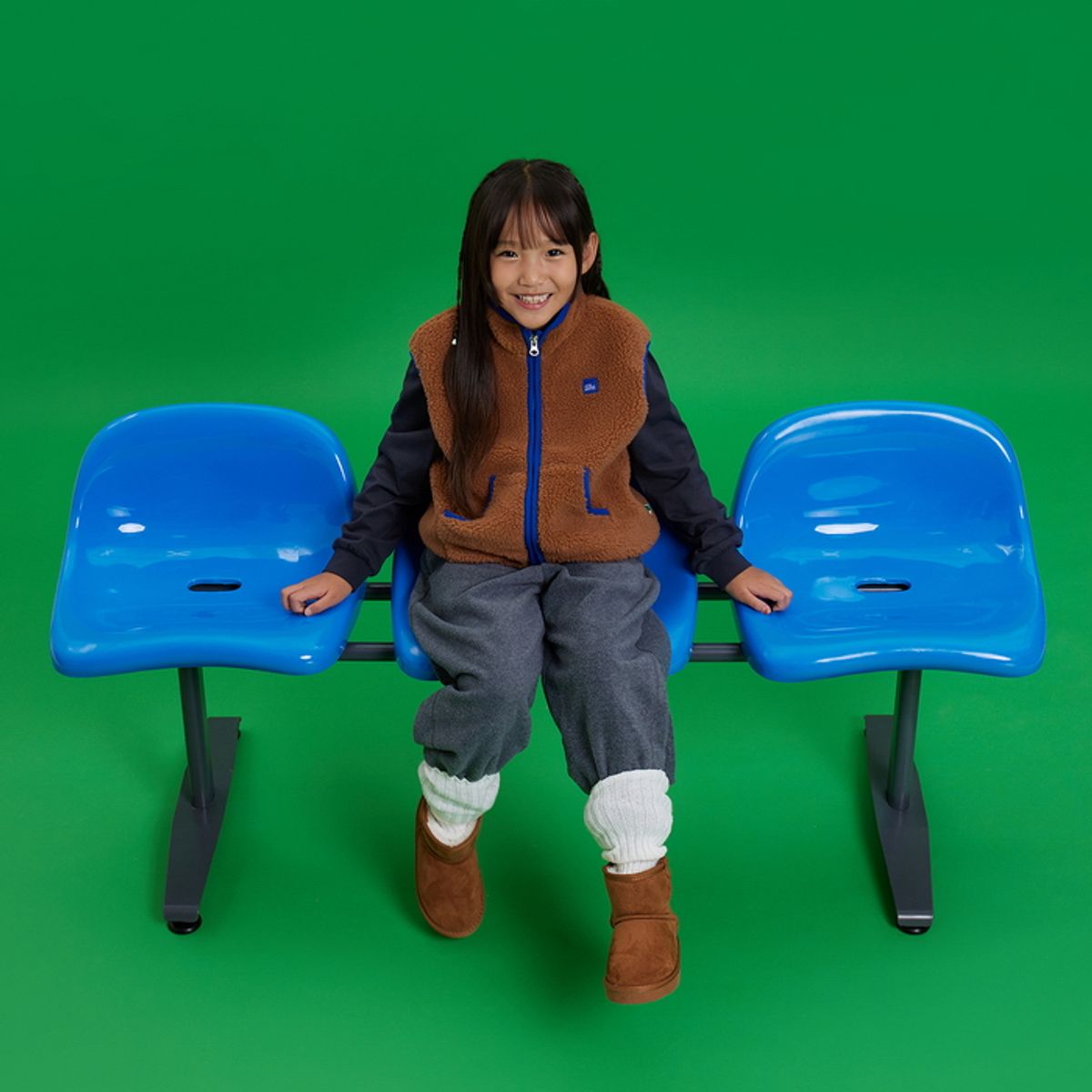 베네통키즈(BENETTONKIDS) [파밀리아] 플리스 베스트_QAVTG1661BR