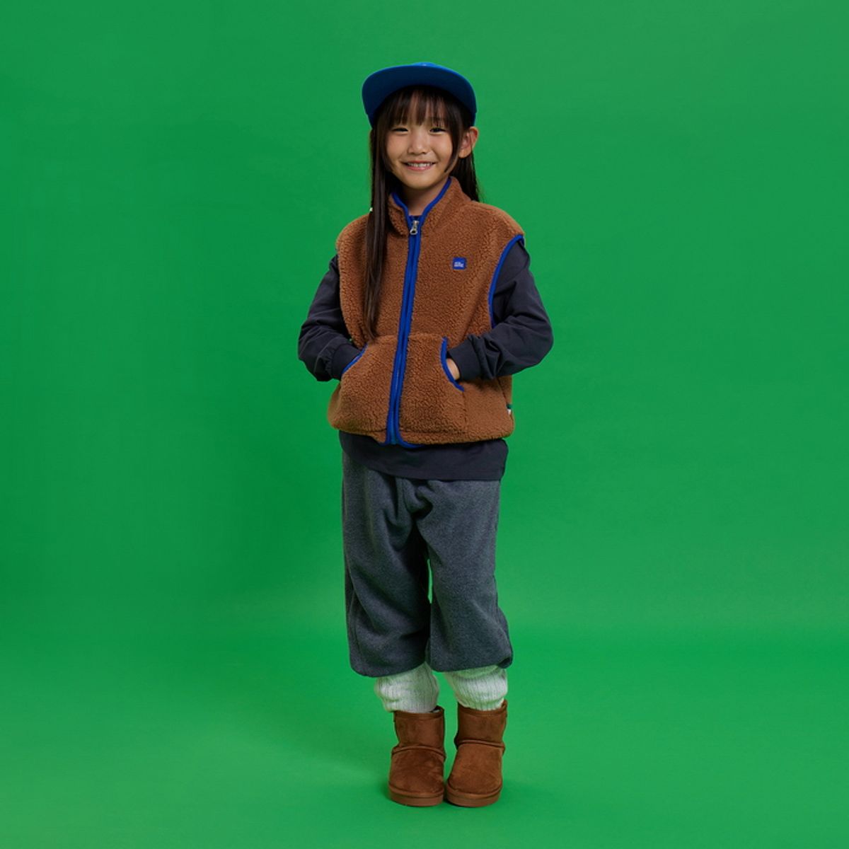 베네통키즈(BENETTONKIDS) [파밀리아] 플리스 베스트_QAVTG1661BR