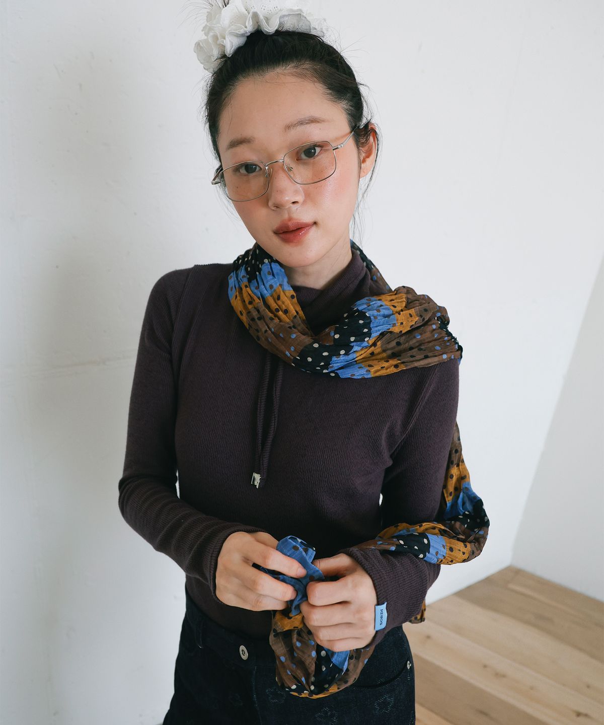 소르디(SORDI) Monet Turtleneck_violet