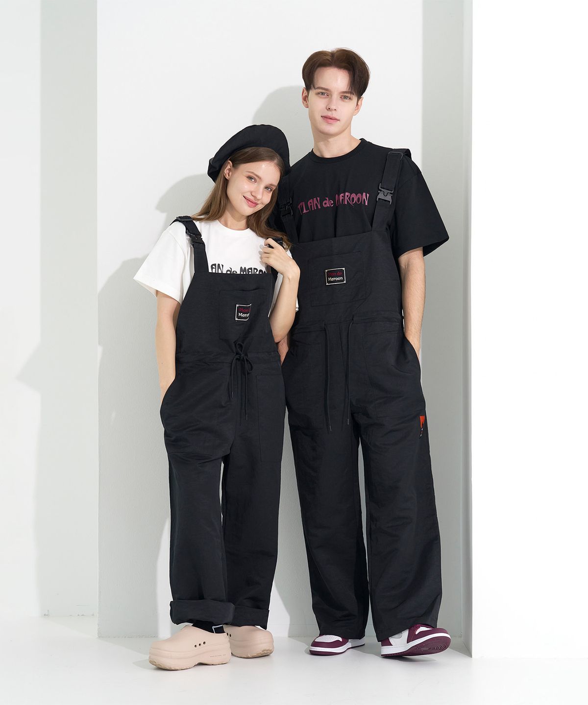 플랑 드 마룬(PLAN DE MAROON) WINDBREAKER OVERALL_BLACK