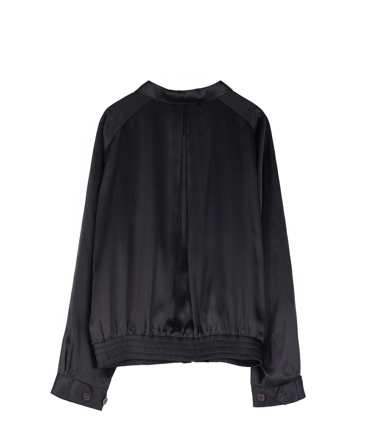 프레프(PREF) BLACK SATIN SWING TOP