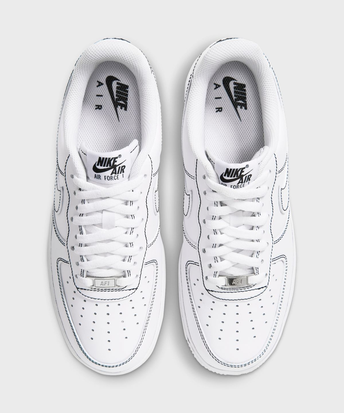 나이키(NIKE) 에어 포스 1 07 에센셜+ W - 화이트:블랙:메탈릭 실버:화이트 / IR2419-100