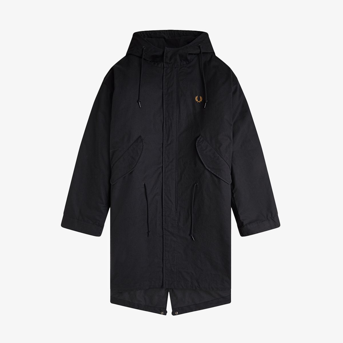 프레드페리(FRED PERRY) [Sport] 오버사이즈드 하모나이즈드 파카 - 블랙 AFPM2G3J321-102