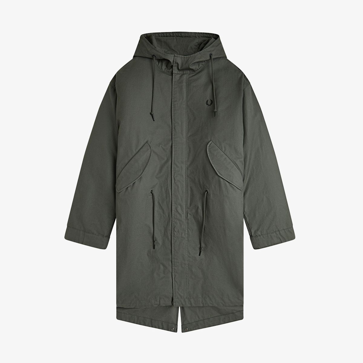 프레드페리(FRED PERRY) [Sport] 오버사이즈드 하모나이즈드 파카 - 필드그린 AFPM2G3J321-638