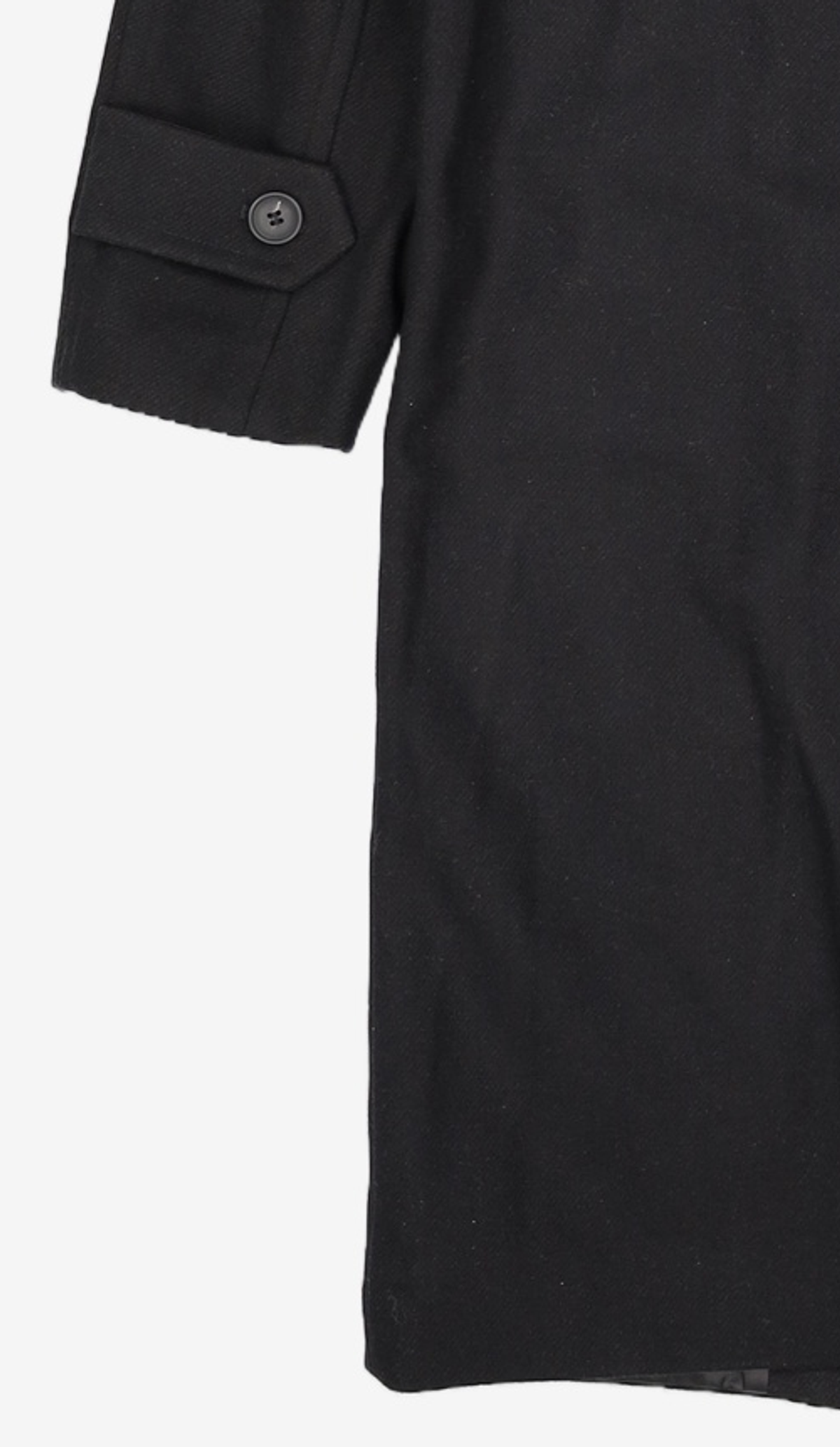에스티코(STCO) 미니멀 발마칸 WOOL 코트_블랙 (오버핏) M