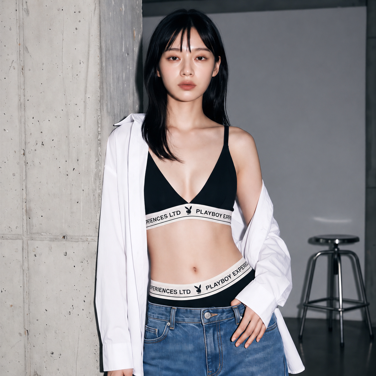 플레이보이(PLAYBOY) 편한 여성 노와이어 브라렛 어위크 로하이핏 브라 1매