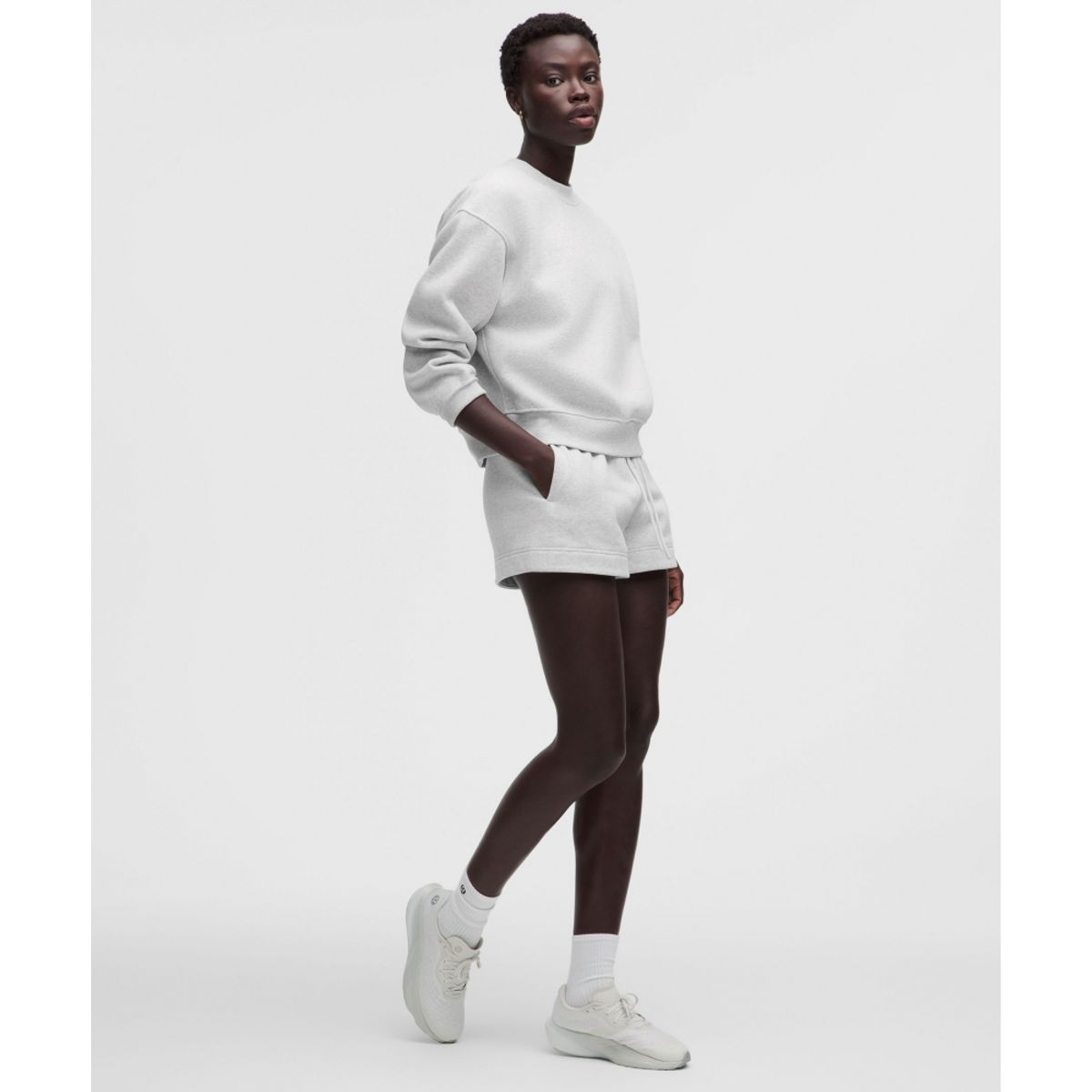 룰루레몬(LULULEMON) 우먼스 스테디 스테이트 SuperLoft 크루
