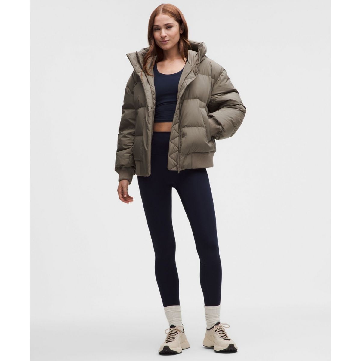 룰루레몬(LULULEMON) 우먼스 원더 퍼프 보머 후디
