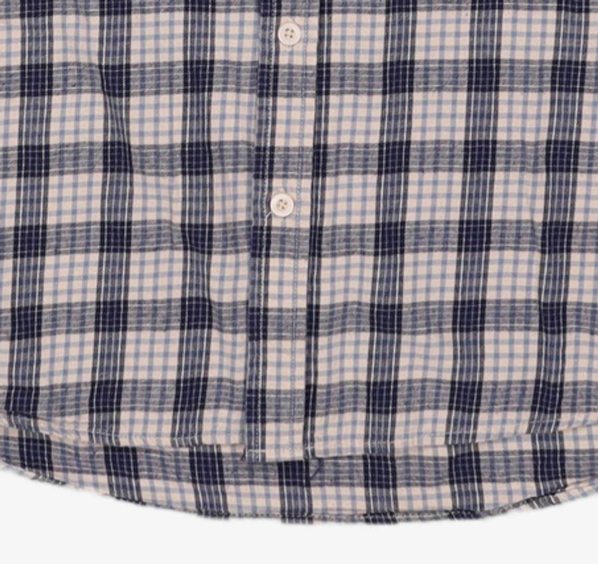 어반드레스(AVANDRESS) Alton Overfit Check Shirt BLUE M