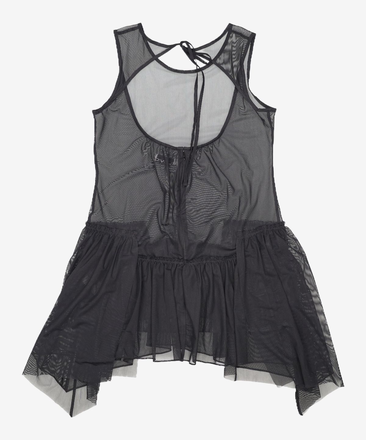 뚜오미오(TUOMIO) MULTI LAYER MESH DRESS [BLACK] 2