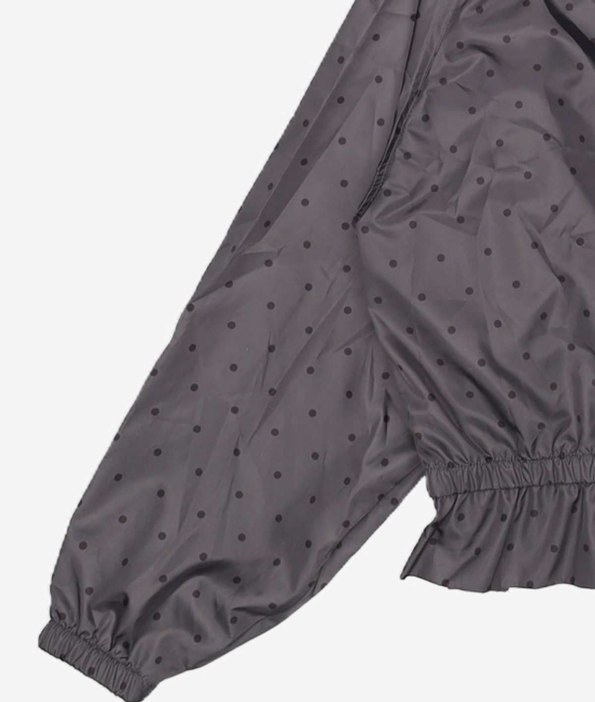 세컨모놀로그(SECONDMONO) Ruffle Dot Windbreaker FREE