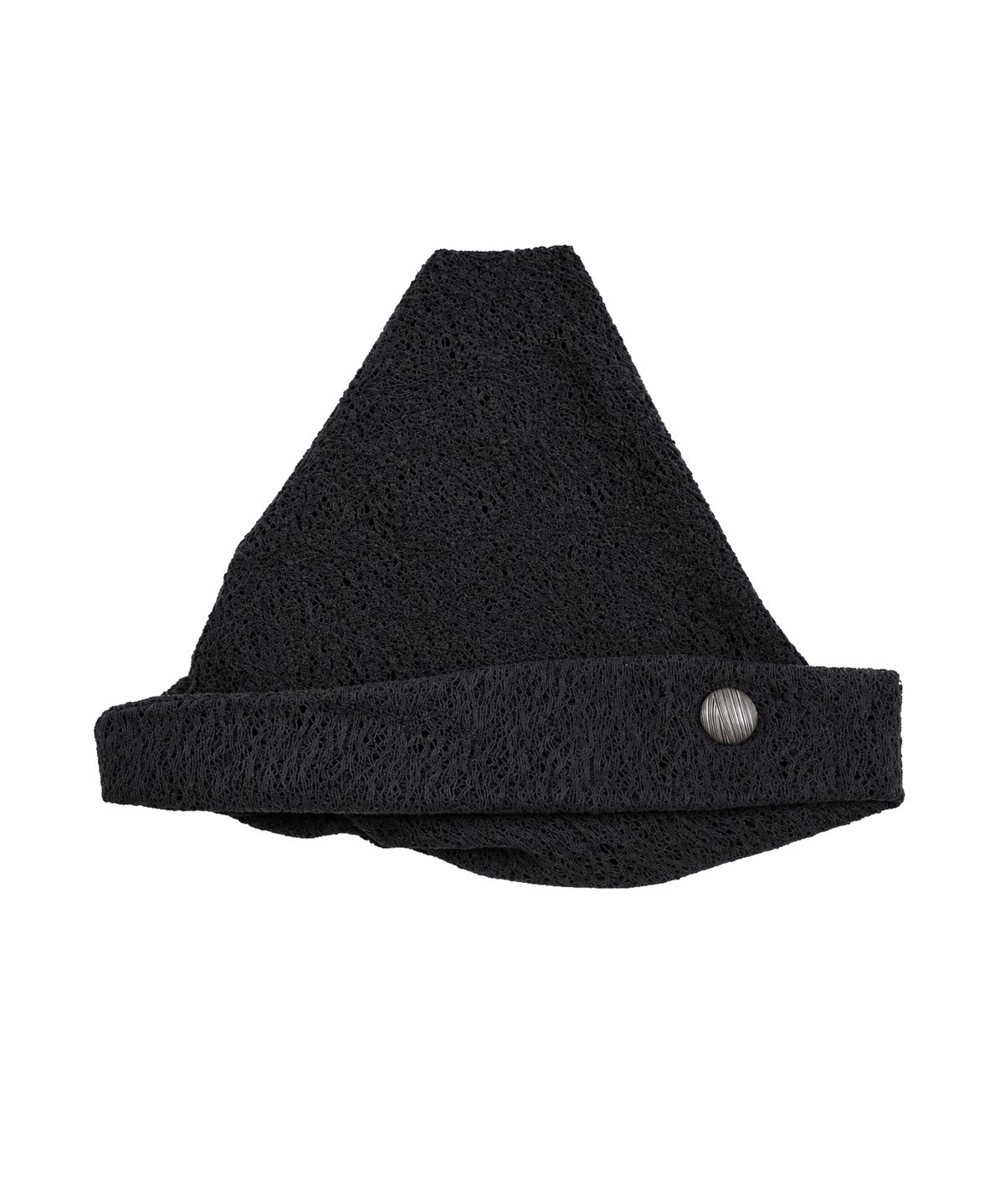 솜속(SOMSOC) THENA VELOUR JACQUARD BEANIE_BLACK