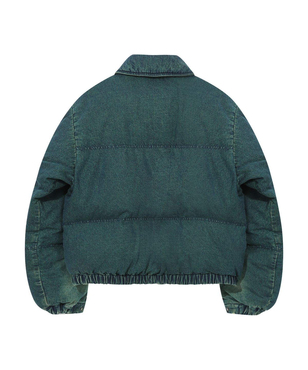 메인부스(MAINBOOTH) Vintage Denim Puffer Jacket(BLUE)